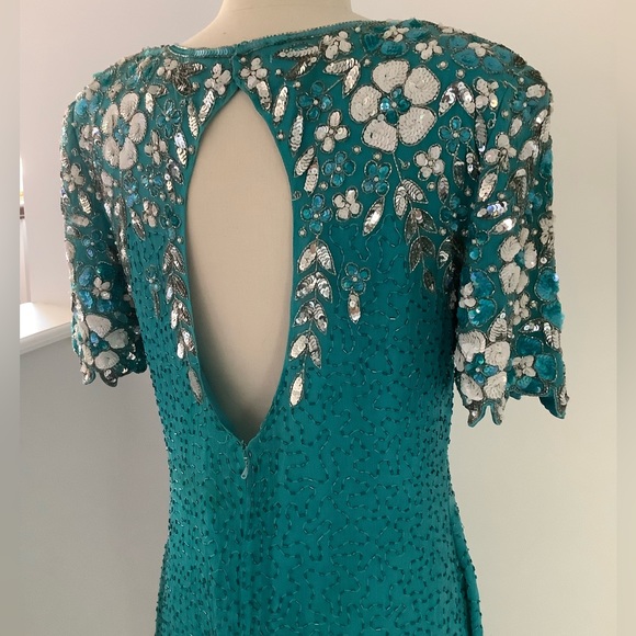 Stenay dress silk sequin open back - Picture 3 of 12